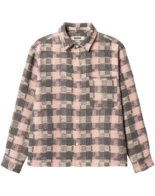 WBGlixto Structure Skjorte - Grey/Brown